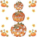 Huwena Fall Thanksgiving Home Decorations, Pumpkin Door Decor, Wooden by Huwena