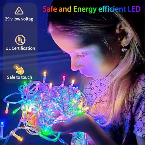 Icicle Lights Outdoor Decorations 60+16Ft 600 LED Christmas Lights Outdoor Waterproof Connectable Timer Memory Dimmable Plug in Twinkle Fairy Light for Xmas House Roof Eaves Holiday Wedding Party - Image 6