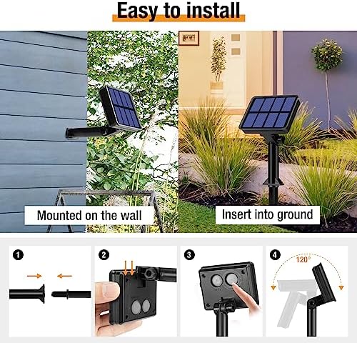 btfarm 4 Pack Solar String Lights Outdoor, Total 132FT 320LED Fairy Lights - Image 6