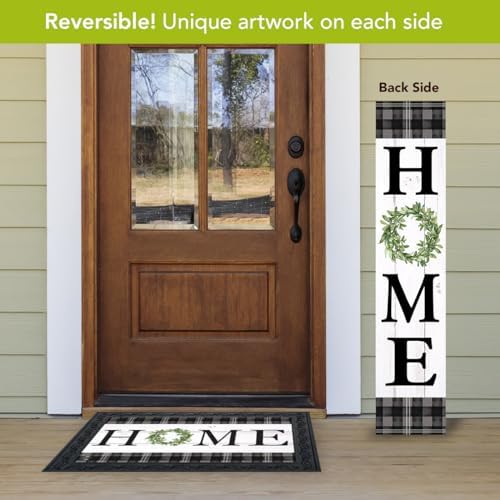 Briarwood Lane Everyday Double Sided Reversible Pine Porch Leaner 47x9.5 Farmhouse Home - Image 3