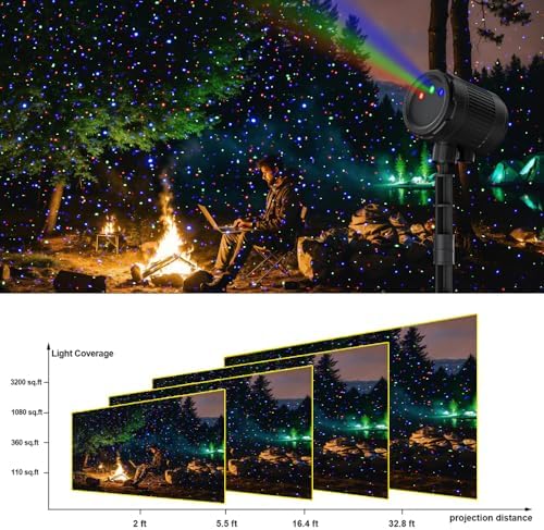 Laser Christmas Projector Lights Outdoor, Firefly Light Show for Trees - Image 4