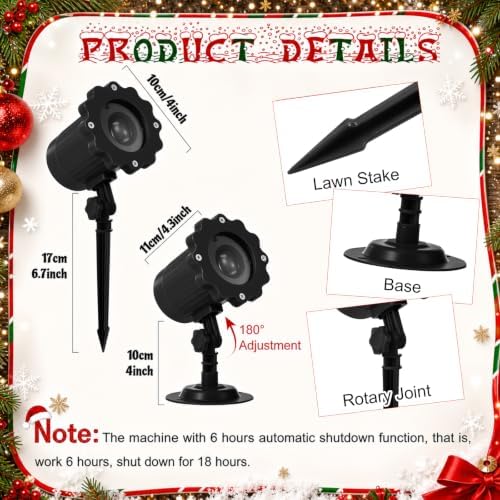 Treela Nativity Scene Projector Light Outdoor Christmas Decoration - Image 3
