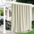 RYB HOME Extra Wide Outdoor Curtains for Patio Waterproof Privacy by RYBHOME