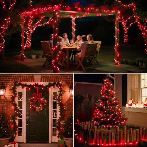 btfarm 4 Pack Solar String Lights Outdoor, Total 132FT 320LED Fairy Lights - Image 6