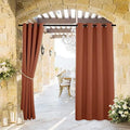 RYB HOME Outdoor Curtains for Patio Deck,Waterproof & Block Sunlight by RYBHOME
