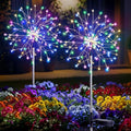 suddus Solar Garden Lights Outdoor 2Pack 150LED Firework Lights Multicolor by SUDDUS