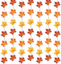 Ceenna 8 Pcs Fall Hanging Decoration Maple Leaf Hanging Garlands for Autumn by Ceenna