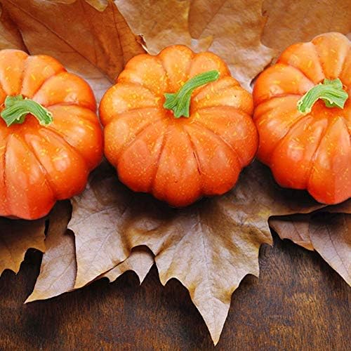 ShellKingdom Artificial Mini Pumpkin for Halloween Thanksgiving Decoration - Image 7