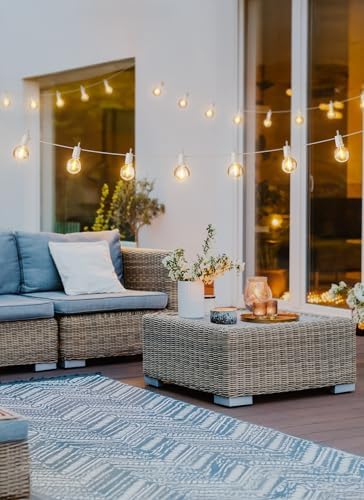 Brightown Outdoor String Lights, 29FT G40 LED IP65 Waterproof Patio Lights - Image 2