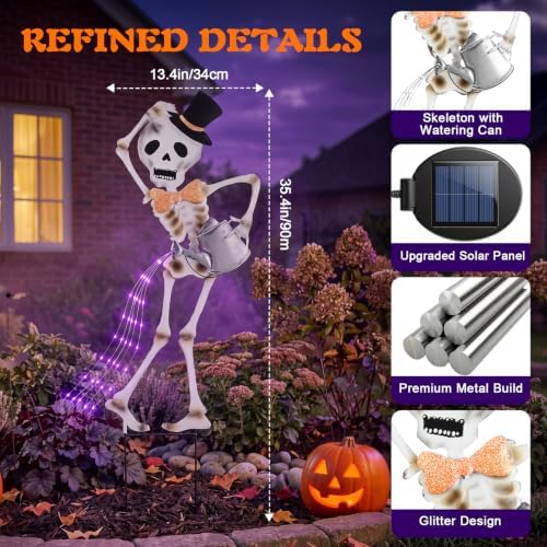 Lewondr 35" Skeleton Halloween Decorations Outdoor - Image 6