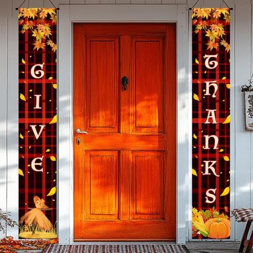 BlissYard Thanksgiving Porch Banner 12x71 Inch - Image 2