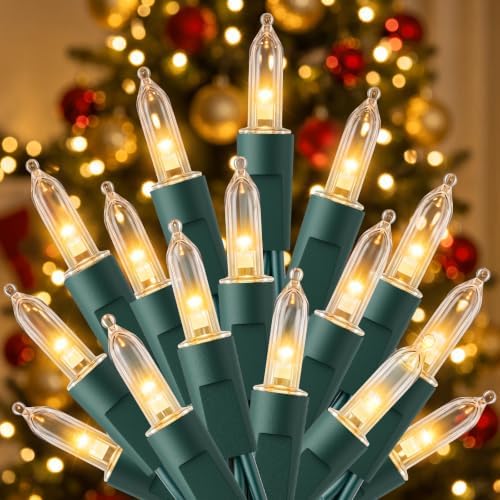 LED Christmas Lights Indoor Outdoor, 66FT 200 Count Mini String Lights by Minetom