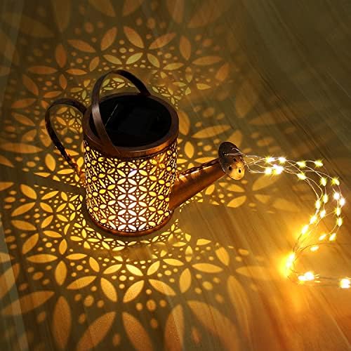 Watering Can with Lights,Solar Lanterns Outdoor Hanging Waterproof Garden Decor,Solar Outdoor Garden Decorative,Decorations for Lawn Path Patio (1) - Image 2