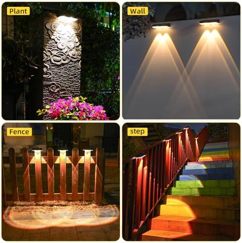 EGOBOO Outdoor Solar Lights for Fence, 12H Runtime, IP65 Waterproof, 16Pack - Image 6