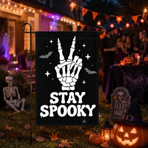 Halloween Decorations - Stay Spooky Halloween Garden Flag - Image 5