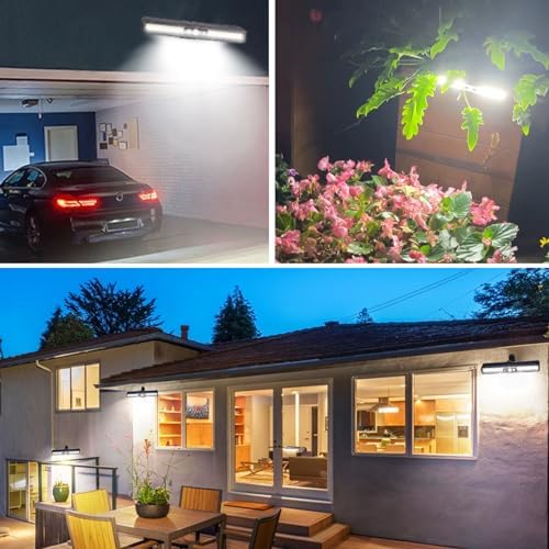 Clip On Solar Lights Outdoor with PIR Motion Sensor (Black ,2 Pack ,6000K) - Image 6