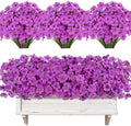 AmyHomie 20 PCS Artificial Flowers for Outdoors, UV Resistant Fake Plants by AmyHomie