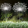 2 PCS Solar Firework Light, Outdoor Solar Garden Decorative Lights 120 LED Powered 40 Copper Wires String DIY Landscape Light for Walkway Pathway Backyard Christmas Decoration Parties (Cool White) by YOTOZU