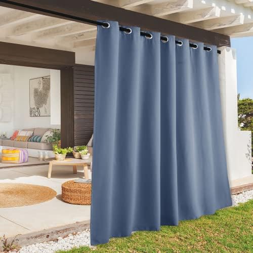 RYB HOME Extra Wide Outdoor Curtains for Patio Waterproof Privacy by RYBHOME