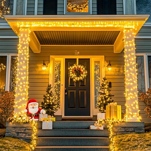 JMEXSUSS 1000 LED Christmas String Lights with Remote, Outdoor Lights - Image 6