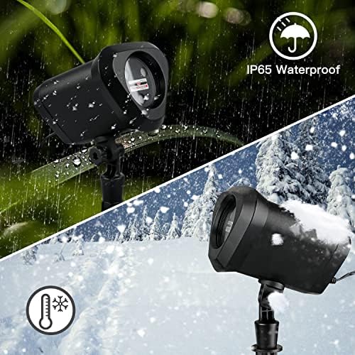 RGB Laser Christmas Lights - Indoor/Outdoor, 3 Colors, Multiple Patterns, Waterproof with Remote - for Holiday Decor - Image 5