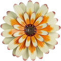 YEAHOME Metal Flower Wall Decor, 16" Wall Art Hanging Decorations for Home Bathroom, Bedroom, Living Room, Office, Boho Art, Indoor Outdoor Decorations Patio Garden Decor by YEAHOME