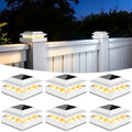 Solar Post Cap Lights for 4x4 Wood/Vinyl Posts, 6 Pack by Unknown