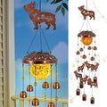 Fall Wind Chimes for Outside, French Bulldog Gifts & Hanging Solar Lights by Unknown