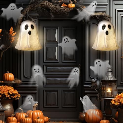Aurelema 1 Pcs Halloween Porch Light Cover, Ghost - Image 2