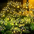 Solar Garden Lights Outdoor, 4 Pack 2-Layer Swaying Fairy Firework Lights by VOOKRY