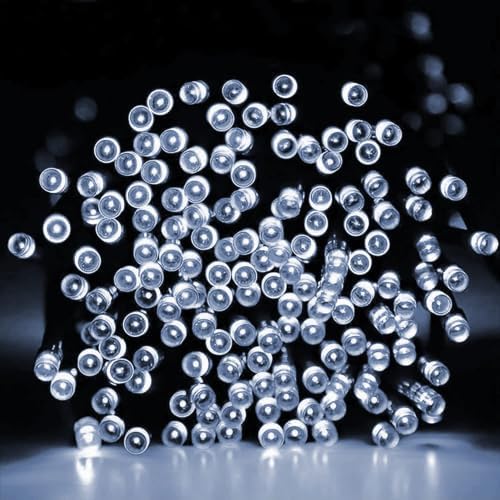 Dazzle Bright 300 LED Christmas String Lights, 100 FT Connectable Waterproof String Lights Green Wire with 8 Modes, Christmas Decorations for Indoor Outdoor Xmas Party Yard Garden (White) - Image 3
