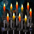 Halloween Decorations Outdoor, Solar Pathway Lights, 10 Pack by ILLUMINEW