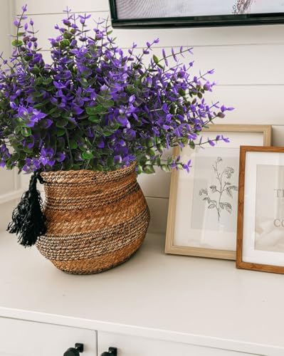 RECUTMS Artificial Fake Outdoor Plants Flowers for Spring Decoration 8Pcs - Image 6