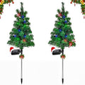 FANFX Solar Christmas Tree Lights 2 Pack Outdoor Pathway Yard Holiday Decor by FANFX
