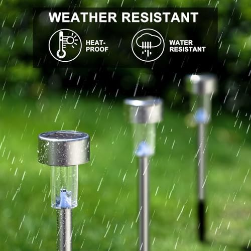Solar Lights Outdoor Waterproof, Solar Garden Lights, Multicolor, 12 Pack - Image 5