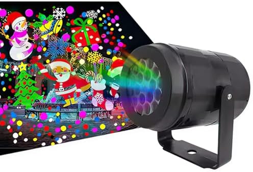 Christmas LED Projection Snowflake Light, 16 Patterns RGB - Image 3