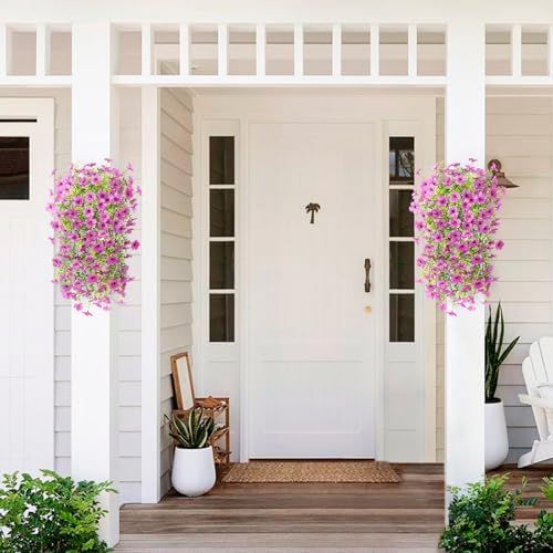 Artificial Fake Flowers Plants for Outdoor UV Resistant Summer Decoration - Image 5