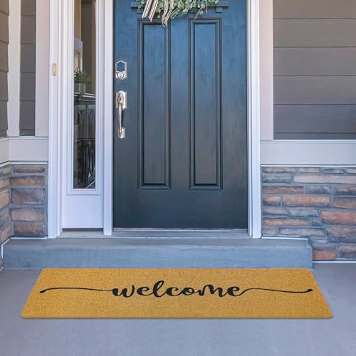 Long Doormat 48x 16 inch Front Door Mat Welcome Doormat Front Door Mat Welcome Floor Mat for Front Door Outdoor Indoor Porch Entrance Decor - Image 2