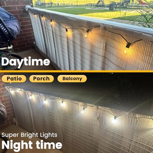 Outdoor String Lights 20FT LED Waterproof Patio Globe Lights - Image 3