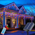 Neoclassy Upgraded Solar Christmas Lights,304LED Outdoor Christmas Decorations 8 Modes Waterproof Solar Halloween Thanksgiving Lights for Patio Yard Wedding Party House Xmas Tree Roof Decorations by NeoclassyDirect
