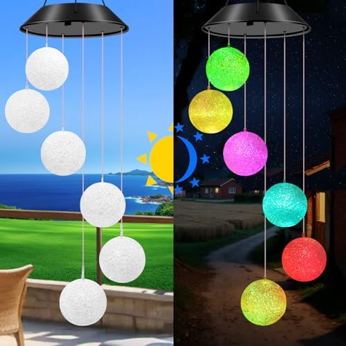 WENANA Ball Solar Wind Chimes Garden Decor Gift - Image 3