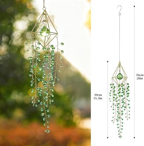 Crystal Suncatcher Glass Wind Chimes Sun Catchers Rainbow Plant Suncatcher - Image 4