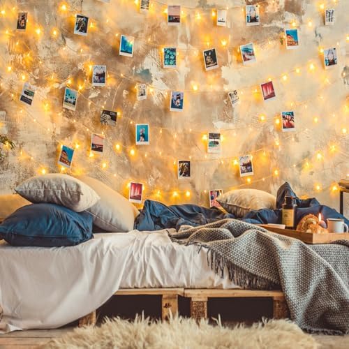 100+16.4FT Warm White LED Fairy Lights, Connectable Clear Wire String Lights with Timer,Waterproof Light Strand for Christmas Tree, Bedroom, Patio, Wedding, Party, Indoor Outdoor Decor - Image 4