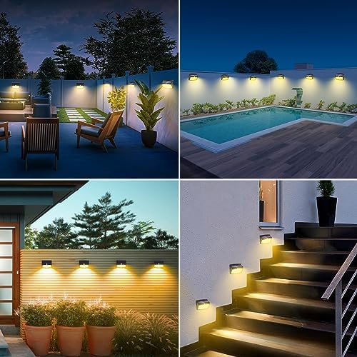 Peasur 6 Pack Solar Motion Sensor Lights Outdoor Waterproof with 3 Modes - Image 5
