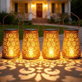 LeiDrail Butterfly Solar Lanterns, Outdoor Hanging Garden Lights, 4 Pack by LeiDrail