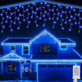 Joomer 66FT Christmas Icicle Lights Outdoor Non-Connectable Blue by Joomer