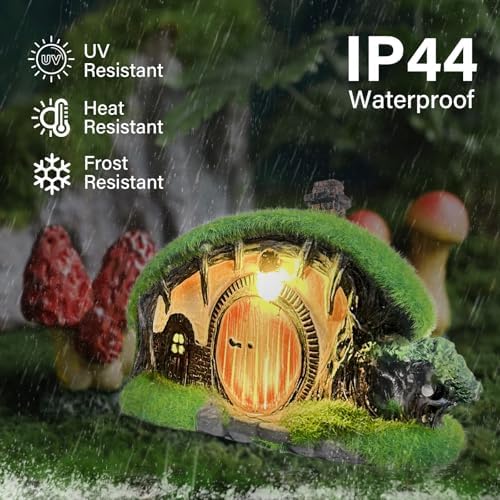 Solar Outdoor Garden Figurine Light, Solar-Powered Statue Lights for Garden & Yard Decoration, Cottage-Themed Outdoor Sculptures for Home & Landscape Accent - Image 5