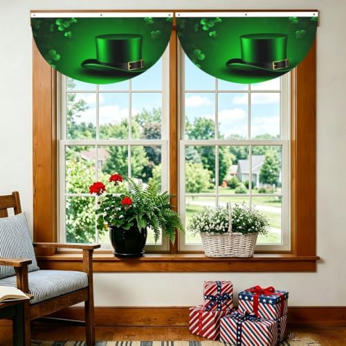 St. Patrick'S Day Hat Semicircular Hanging Decorative Bunting Flag 2pcs - Image 6