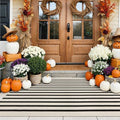 KIMODE Outdoor Rug Front Door Mats Fall Porch Rug Patio Rugs Entrance Mat by Collive