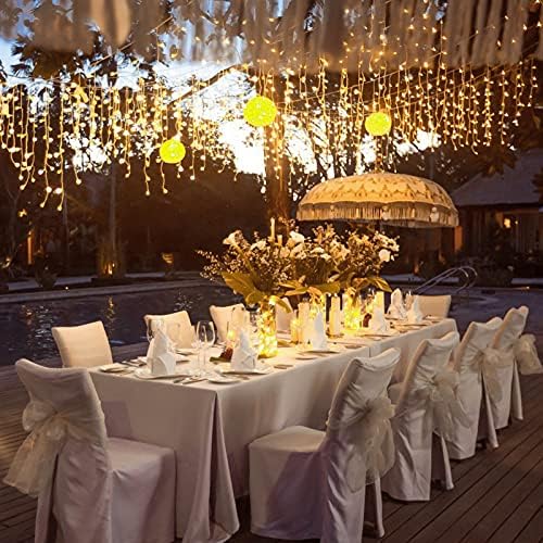 JMEXSUSS 200 LED Icicle Lights for Outside - Image 5